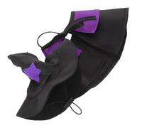 VICASKY Costume Halloween pour Chien Taille S Cape Magique en Tissu Léger et Chapeau de Magicien Ajustable Déguisement Sorcière pour Animal de Compagnie Vêtements Festifs pour Chat et