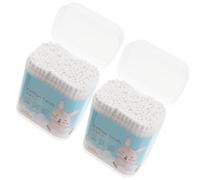VICASKY Cotons-tiges pour Bébés 400pcs en Coton et Papier Blanc Embout Spiralé Rond, Robustes et Polyvalents pour Nettoyage du Nez Orteils