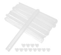VICASKY Coulisse Tiroir en Plastique Blanc Ps pour Meubles Pièces de Tiroir Cuisine Glissière à Extension Totale et Faible Bruit de Commode et Placard