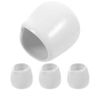 VICASKY Coupelles à Sauce Soja en Céramique Blanche Lot de 4 50 Ml Convient pour Sauces et Fromages à Tremper