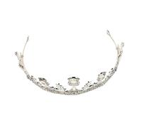 VICASKY Couronne De Mariage Pour Mariée Diadème Coiffe De Bijoux De Mariée Décoration De Gâteau Accessoires De Cheveux Pour Bal Et Fête Anniversaire