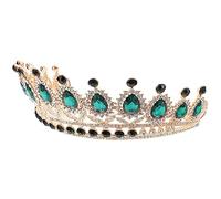 VICASKY Couronne de mariée de style baroque pour mariages, fêtes d'anniversaire, concours, design léger et durable pour les moments inoubliables