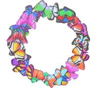 VICASKY Couronne Murale en Fer Décoration Murale Créative en Métal Couleur 2 Artisanale pour Maison et Jardin Décoration Métal Originale et Solide