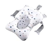 VICASKY Coussin de Bain Flottant pour Bébé -né, Support Siège Bain Bébé, Filet de Baignade Doux, Ajustable, Doux et Respirant, Usage Lavabo et Bassin, Décor Étoiles, Lot Unique