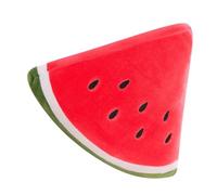 VICASKY Coussin Décoratif Pastèque en Peluche Douce, Oreiller de Tranche de Pastèque, Coussin Confortable Triangulaire pour Décoration Intérieure, Canapé, Chambre et Bureau, Décoratif