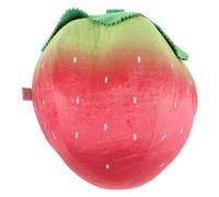 VICASKY Coussin Fraise Peluche Fruité Doux en Coton PP et Polyester | Forme de Baie Ludique, Maintien Souple, Touche Décorative, Design Moelleux pour Chambre et Salon