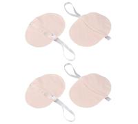 VICASKY Coussinet Anti-transpiration en Coton Peigné Réutilisable, 2 Paires Invisibles pour Aisselles, Absorbant et Respirant, Protection Discrète pour Soins Personnels Féminins