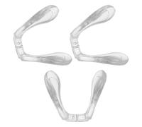 VICASKY Coussinet Nasal en Silicone pour Lunettes D'garçon et Filles, Forme en U Vis, 3 Pièces, Protège la Peau et Évite les Marques, pour Usage la Maison L'école