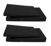 VICASKY Coussinets Anti-Vibrations en Mousse pour Caisson de Basses 10 Pouces, Lot de 2, Isolation Phonique pour Moniteurs de Studio et Panneaux Diffuseurs de Son