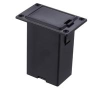 VICASKY Couvercle De Compartiment À Piles 9 V pour De Guitare Installation Facile Accessoires pour Étui De Guitare Pièces De Guitare Et Basse Noires