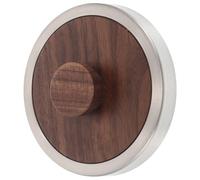 VICASKY Couvercle de Théière en Bois de Noyer Naturel, Bouchon de Rechange pour Tasse et Théière en Verre, Bords Lisses Anti-Brûlure, Accessoire Multifonction Maison et Bureau, Infuseur à