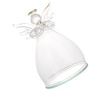 VICASKY Couvercle en Verre Transparent pour Fleurs Préservées Cloche Décorative Micro-Paysage DIY Ornement D’Ange pour Décoration Intérieure Pièce Unique sans Base Bureau et Maison