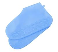 VICASKY Couvre-chaussures Antidérapant en Silicone Bleu, Taille S, Souple | Bande Élastique, Ajustement Facile, pour Visiteurs et Usage Domestique, Garde les Chaussures Propres