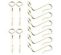 VICASKY Crochet d'extension pour cintre de rangement en acier inoxydable, lot de 36 pièces, pour vêtements et sacs à main, organisation de placard, maintien sécurisé des articles lourds