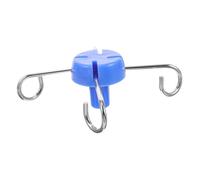 VICASKY Crochet Suspendu pour Support de Perfusion Acier Inoxydable Robuste et Léger Crochets Bleus Compatibles Accessoire pour Hôpital et Centre