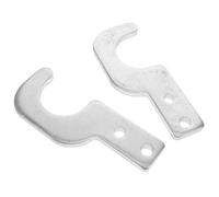 VICASKY Crochets D'échafaudage Robustes en Acier Argenté, Pinces de Fixation Universelles pour Planches, 2 Pièces, Accessoires Sécurisés pour Chantiers de Rénovation