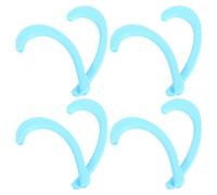 VICASKY Crochets D'extension pour Masque en Silicone Semi-transparent Bleu 4 Paires, Accessoires Anti- et Anti-serrement, Attache-masque Confortable pour Usage Quotidien en Extérieur