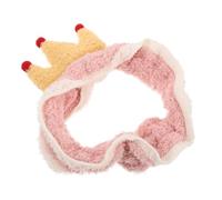 VICASKY Crown Headband Fleece Doux Pour Lavage Visage Bandeau Confortable Et Mignon Pour Maquillage Et Soins Peau Accessoire Féminin Peluche
