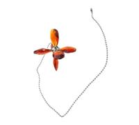 VICASKY Crystal Fan Pull Chain Extender With Flower Pendant Ceiling Fan Chain Replacement Decorative Light Pull Handle For Home Lighting Decor