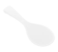 VICASKY Cuillère à Riz en Silicone Blanche Antiadhésive, Cuillère à Repas Autoportante Pratique, Ustensile Compact Léger pour Cuiseur à Riz Cuisine Quotidienne