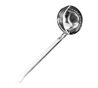 VICASKY Cuillère à Soupe en Acier Inoxydable, Passoire Amovible Petite Taille, Cuisine Domestique, Ustensile de Service Pratique pour Soupes et Fritures