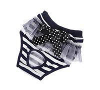 VICASKY Culotte Menstruelle pour Couche Décorative et Confortable pour Chiens Femelles Accessoire Réutilisable et Absorbant pour Animaux Taille M Motif Adorable