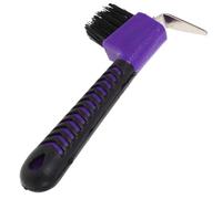 VICASKY Cure Pied Cheval avec Brosse Poignée Confortable Outil de Toilettage Antirouille pour Sabots Couleurs Aléatoires Couleur Aléatoire