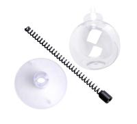 VICASKY de Chat drôle de Nourriture manquante Ressorts mangeoire Jouets pour Chat Alimentation de Printemps l'animal de Compagnie Transparent