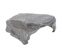 VICASKY Décor Terrarium Vif Cachette Reptile Forme de Grotte pour Amphibiens et Tortues Cachette Sombre Facile à Installer pour Habitat Terre et Cage Reptiles