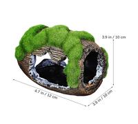 VICASKY Décoration Aquarium Mousse Artificielle Cachette Poisson Abri Stable Epmc Safe pour Réservoir Fish Tank