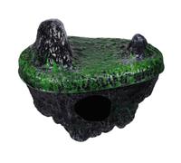 VICASKY Décoration D'aquarium en Pierre Flottante Cachette Sécurisée pour Poissons Betta, Design Montagne Réaliste en Abs pour Aménagement Paysager D'aquarium