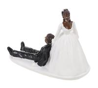 VICASKY Décoration De Et De Marié, Figurines De Couple En Résine, Ornement De Gâteau De Mariage, Décorations De Fête D'anniversaire De Mariage