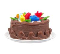 VICASKY Décoration de gâteau miniature - Modèle de dessert artificiel pour mariages et photographie - Accessoire de maison de poupée et décoration créative pour des moments inoubliables