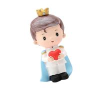 VICASKY Décoration de Gâteau Prince et Princesse en Résine, Figurine de Fête d'Anniversaire Adorable, Accessoire Décoratif Non Comestible pour Pâtisserie, Décoration Créative pour Gâteaux