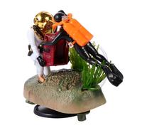 VICASKY Décoration Résine Créative pour Aquarium Double Plongeur Coffre Au Trésor Flottant Abri Poisson Décor Adapté Eau Douce et Salée