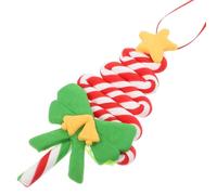 VICASKY Décoration Sapin Noël Nœud Vert en Pâte Polymère Réutilisable, Texture Réaliste pour Fête et Maison, Ornement Festif Unique et Moderne