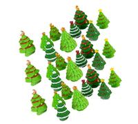 VICASKY Décorations de Noël en Résine 40pcs pour Microlandschaft et Jardin, Accessoires Créatifs Forme Réaliste et Finition Soignée pour Décoration Solide Plusieurs Styles