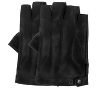 VICASKY Demi-Doigts Respirants et Amortissants en Cuir pour Conduite Vélo Homme Fitness Danse Cosplay et Soirées Faciles à Entretenir et Polyvalents