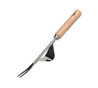 VICASKY Désherbeur Manuel Acier Inoxydable avec Fourchette Ergonomique Outil de Jardinage Portable pour Extraire Racines et Mauvaises Adapté Au Désherbage Quotidien et Au Travail Sol