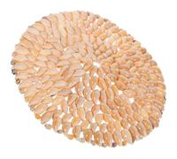 VICASKY Dessous de Verre en Coquillage 20 CM Antidérapant Tapis Isolant Thermique pour Tasse à Café et Thé Décoration Maison Plage Style sous-Verres Uniques Résistants Couleur Aléatoire