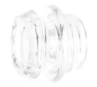 VICASKY Dessus de Cafetière en Verre Résistant la Chaleur pour Machine à Expresso, Accessoire Robuste Compatible Filtre de Percolateur, pour Usage Quotidien