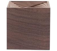 VICASKY Diffuseur d'Aromathérapie en Bois Cube, Diffuseur Solide et Sécurisé pour Huiles Essentielles, Ornement Intérieur pour Espace de Vie