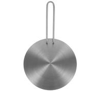 VICASKY Diffuseur de Chaleur Inox 18 Cm Poignée Amovible pour Plaque à Induction et Cuisinière à Gaz, Accessoire de Cuisson, Plaque Chauffante Cuisine Pratique