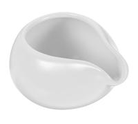 VICASKY Distributeur de Lait en Céramique Blanc 150 Ml Bec Verseur Rond Pichet Polyvalent pour Café, Sirop et Sauce Cuisine et Bar