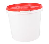 VICASKY Distributeur de Lingettes Réutilisable Plastique avec Couvercle Rouge Boîte de Rangement Compacte pour Lingettes et Couches Seau Pratique pour Salle de Bain et Voiture Recharge