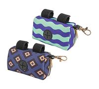 VICASKY Distributeur De Paquet à Couches pour -nés 2 Pièces Portable Violet Et Matériau Solide Sorties