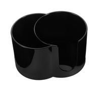 VICASKY Distributeur De -tiges Contenant pour Organisateur De Rangement à Deux Compartiments pour Salle De Bain Maison Bureau