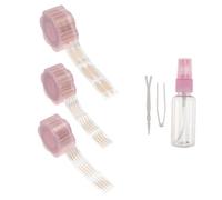 VICASKY Double Eyelid Tapes Invisibles Dentelle Mesh Imperméables et Respirantes Lot Complet avec Pince et Vaporisateur Adhésifs Paupières Femmes Naturels Couleur