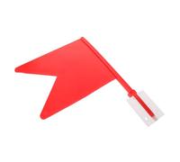 VICASKY Drapeau D'orientation Équestre Rouge en Acier et Plastique pour Compétition de Saut, Installation Rapide et Marquage de Parcours