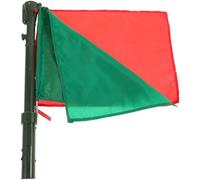 VICASKY Drapeau et Couleur Vive Poignée Confortable de Signalisation Portatif en Polyester et Plastique pour Arbitre pour Événements Sportifs et Terrain